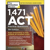 1 471 ACT Practice Questions, The Princeton Review