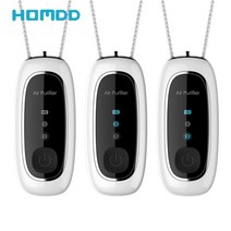 정화기 Homdd 휴대용 웨어러블 미니 Usb 공기 청정기 클리너 Freshener 음이온 오존 발생기 자동차 홈 개인, 01 1Pcs White