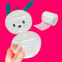 누구나 쉽게 만드는 테이프 풍선 만들기 전용 테이프 (구슬 버전), 테이프풍선세트(테이프2개+펌프+파츠1개+구슬)
