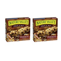 네이쳐밸리 츄이 트레일 믹스 그래놀라 바 다크 초콜릿 & 넛 6개입, 210g, 2개