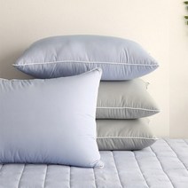 아망떼 순면 알러지케어 빨아쓰는 베개 40x60/50x70cm, 18_드림웰 누빔베개커버_2장/02_시티그레이_50x70
