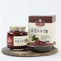 (주)인산가 정품 인산 죽염고추장 매운 맛(1.0kg) 인산죽염 + 구입 사은품 홍삼초코크런치(49g), 1kg, 2박스