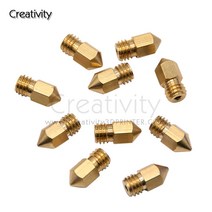 3D프린터노즐 3D 프린터 부품 MK8 황동 노즐 0.3mm 0.4mm 0.5mm 0.6mm 0.8mm 압출기 1.75mm Makerbot, [05] 0.8mm, [02] 10 PCS