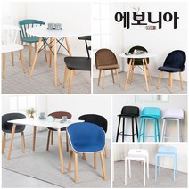 에보니아 디자인 체어 5종 택일, 플랫 오렌지