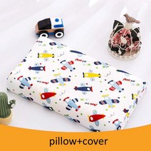 라텍스 아기 침구 수면 베개 평면 방지 정형 외과 어린이 아이 목 쉐이핑 메모리 폼 공장, [12] plane pillow