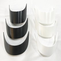 플라스틱 모자 챙 / 2color 3size / 뜨개질 부자재, 중, 블랙, 1개