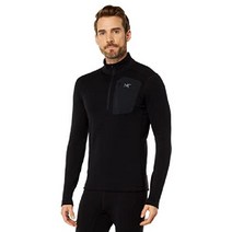Arcteryx 로 헤비급 지퍼 넥 남성용 따뜻한 Polartec 스트레치 플리스 베이스 레이어