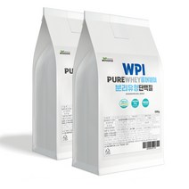 WPI 퓨어웨이 분리유청 단백질분말 500g 4팩 (총2kg) 락토프리 쉐이크컵증정, 4개