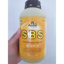 땅살리기 토양개량 연작장해 보습 땅심 보비력 떼알구조 하우스재배 SBS 1L(일본제품)
