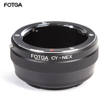 렌즈어댑터Contax Yashica CY 용 FOTGA 렌즈 어댑터 링 Sony E 마운트 A7III A9 NEX7 NEX3/5 NEX5T 카메라, 한개옵션0