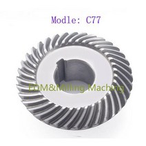 밀링 1x cnc 머신 부품 헬리컬 리프트 기어 c77 금속 브리지 포트 수직 밀 도구