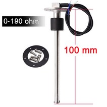 유면계 유량계 100mm ~ 1000mm 수위 센서 0 ~ 190 240 ~ 33 옴 해양 보트 요트 자동차 오일 액체 탱크 연료, 01 100mm 0-190ohm