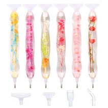 세븐컨셉 보석십자수 도구 세트 펜 비즈 보관함 80p(48P) 깔때기 주걱 롤러 DIY 아트 툴 액세서리, 프리미엄 포인트 펜 1세트(색상 랜덤발송)