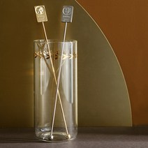 [보겐] 골드바 머들러 - 실버 / 골드 스티어, 1개