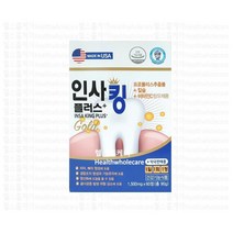 인사킹 플러스 60정 1개 2개월분 프로폴리스 잇몸영양제 칼슘, 60캡슐