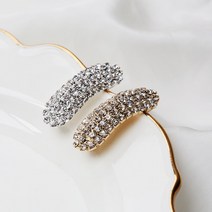 큐빅딱지 클립헤어핀/큐빅집게핀 포인트핀 큐빅헤어핀 실삔 헤어집게핀 앞머리고정삔 자동헤어핀