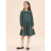 [시즌오프 30%] 그린 여아 코듀로이 원피스 (BI2971G01M)