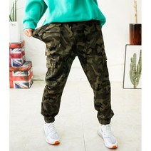 5컬러 빅사이즈조거팬츠 밴딩 스판 카고바지