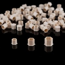 50pcs 영구 메이크업 잉크 컵 문신 보류 안료 S-10mm-50pcs에 대 한 기본 생 분해성 밀 짚 소재와 일회용 친환경, L-15mm-50개