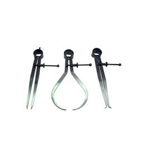 3피스 스프링 캘리퍼 세트 내부 외부 및 칸막이 250mm10인치 측정 도구 작업장 공구실