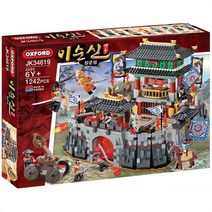 [MJ Corp] 집중력 발달 어린이 옥스포드 블럭 이순신 장군성 #8496EA, 쿠팡 본상품선택