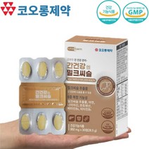코오롱제약 밀크씨슬 밀크시슬 만성피로 피곤할때 피로회복 영양제, 1박스(1개월분)