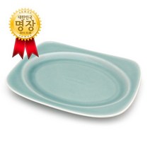 도성청자 태평양 접시 (대) 식기