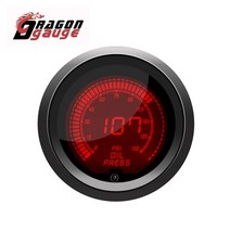 누수탐지 디지털 압력게이지 타이어 자동차 오토바이 자전거 드래곤 게이지 52mm 타코미터 전압 부스트 물 온도 오일 온도 오일 프레스 etg 게이지 led 디지털 디스플레이, 오일 프레스 게이지