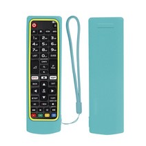 AKB75095307 실리콘 케이스 LG 스마트 TV 리모컨 AKB75375604 충격 방지 보호 커버, 05 Light Blue