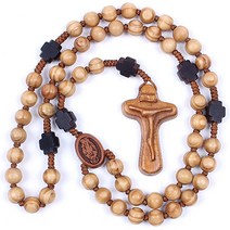 은혜 홍송 십자간주 8mm 5단묵주 천주교 성물