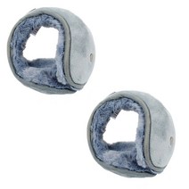 월드 겨울 남성 여성 접이식 방한귀마개 2개