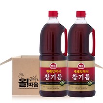 올따옴) 사조해표 압착 참기름 1.8리터 2입, 1개