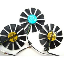 ASUS GTX980Ti R9 390X 그래픽 카드 팬용 87MM FDC10U12S9-C PLD09210S12HH DC 12V 0.50AMP 4Pin 4 와이어, 02 PLD09210S12HH-1SET