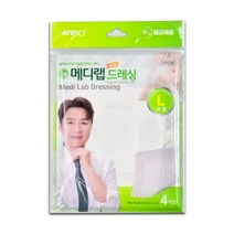 아텍스 메디랩 드레싱 멸균거즈밴드 화이트 4p, 10개