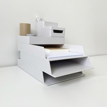 스퀘어상점 A4 서류정리함 책 수납 정리 문서 파일 용지 선반 데스크 미니 서랍 트레이 책상 보관함 트레이, 서류정리함-A4정리대