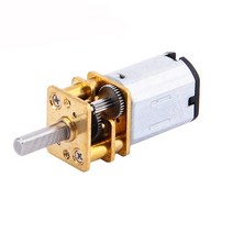 기어박스 전기모터 진동모터DC 12V N20 모터 미니 기어 저속 감속 박스 전기 RC 로봇 용 DIY 300RPM, 한개옵션0