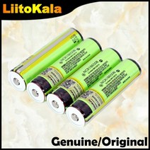 Liitokala 18650 3.7V 3400mah NCR18650B 충전식 리튬 배터리, 4PCS Battery