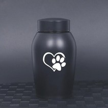 강아지스톤함 강아지비석 강아지유골함 250500 애완 동물 항아리 인간 스테인레스 스틸 애완 동물 기념 재 항아리 개 고양이 유품 용기 상자 밀봉 방습 탱크, 8, 250ml