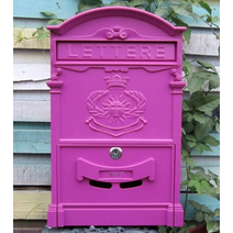 주택우편함 전원주택 우체통 유럽식 빌라 현관 사서함 벽걸이 옥외 가구 크리에이티브 신문함, 04 보라