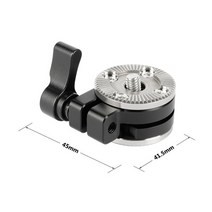 카메라 어댑터 악세사리 멀티툴 Rosette ARRI M6 암 수나사 DSLR 케이지 리그 레일 핸들 짐벌용 15mm 로드 클램프 마운트 브래킷 포함, 유형 D
