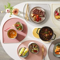 까사무띠 아모르 실리콘 식탁매트 티코스터 132종, 아망떼 티코스터, 로즈핑크