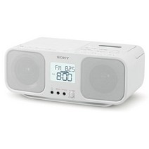 소니 SONY CFD-S401W [CD 라디오 카세트 레코더 플레이어 와이드 FM 지원 화이트], 단일