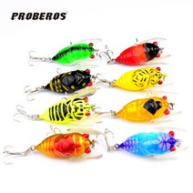 PROBEROS 탑워터 매미 워블러배스낚시 메기낚시 루어 탑워터 하드베이트 배스 지터벅 워블러 메기루어 웜, E타입