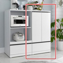 낮은 화이트 주방 서랍 수납장 600x1200 선반 그릇 다이닝룸 붙박이 정리