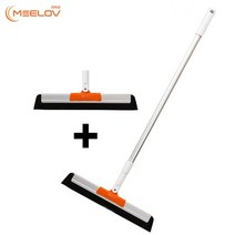미러브 스퀴즈 스퀴지 롱 핸디형 겸용 욕실 물기제거 화장실 바닥 샤워부스 유리 창문 청소, 1개