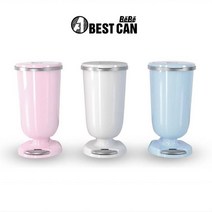 [베베모델/이중덮개형][항균리필롤 10개월분장착]5중밀폐휴지통, 상세설명 참조, [베베모델/이중덮개형] B200A W(화이트)