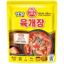 오뚜기 옛날 육개장 300G 간단한 저녁 메뉴 자취요리 아침국 자취생 반찬, 1개