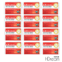 레이델 폴리코사놀 더블액션 정품 김명민 12박스 HD 혈행건강 콜레스테롤 영양제, 레이델 폴리코사놀 200mg 30정 12박스