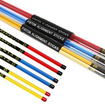 피스탑 고퀄리티 얼라인먼트스틱 5종 택1/골프스윙연습기, 주황