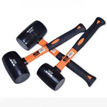 고무망치 무진동 사전점검 층간소음 목수 타일 장도리, 나무손잡이 고무망치(2000형)